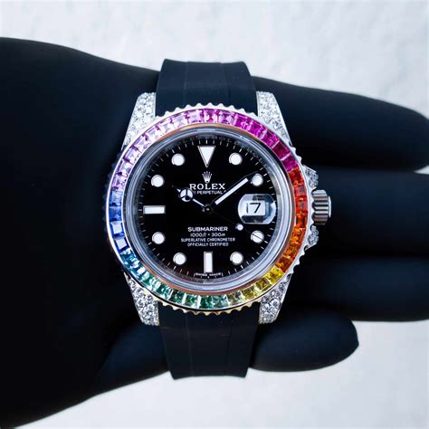 rolex yacht master rainbow bezel price|Rolex yachtmaster bracelet.